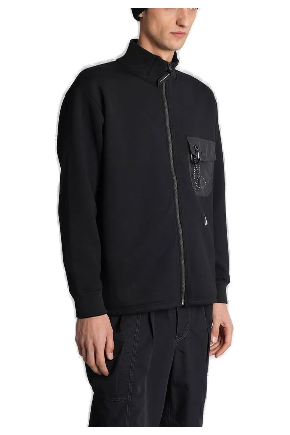 Logo Printed Zipped Sweatshirt