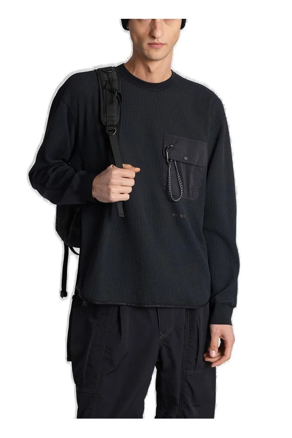 Logo Embroidered Crewneck Sweatshirt