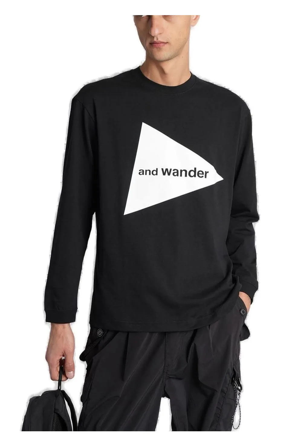 Logo Printed Long-Sleeved T-Shirt