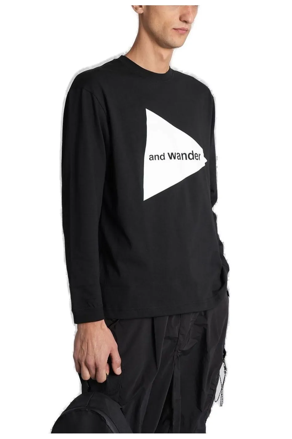 Logo Printed Long-Sleeved T-Shirt