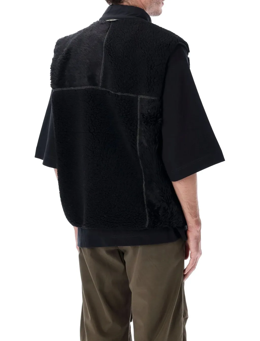 Mix Boa Fleece Vest