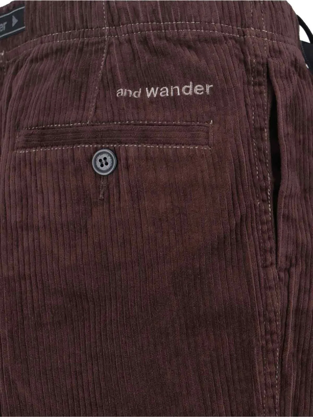 Elastic Waist Corduroy Pants