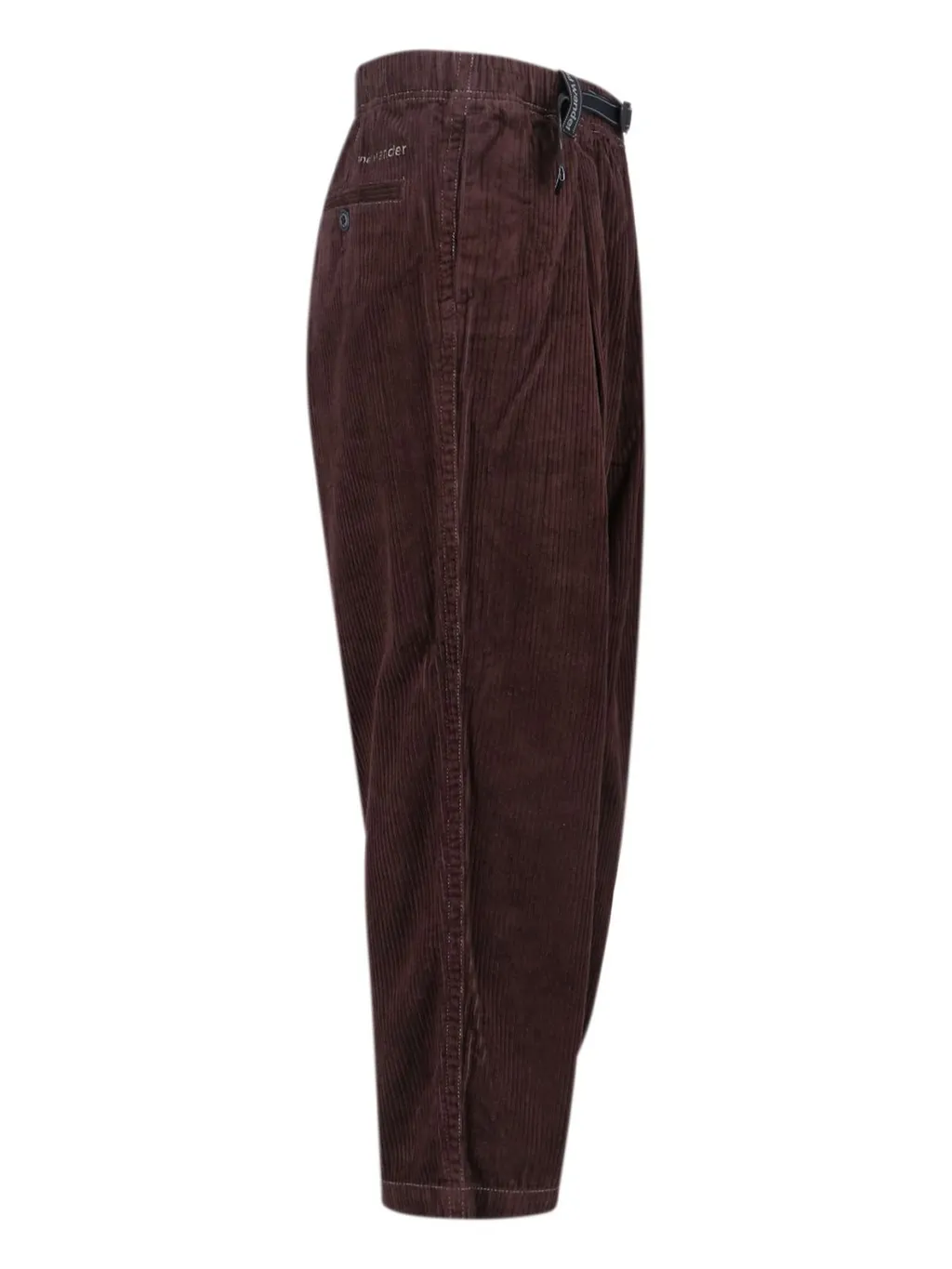 Elastic Waist Corduroy Pants