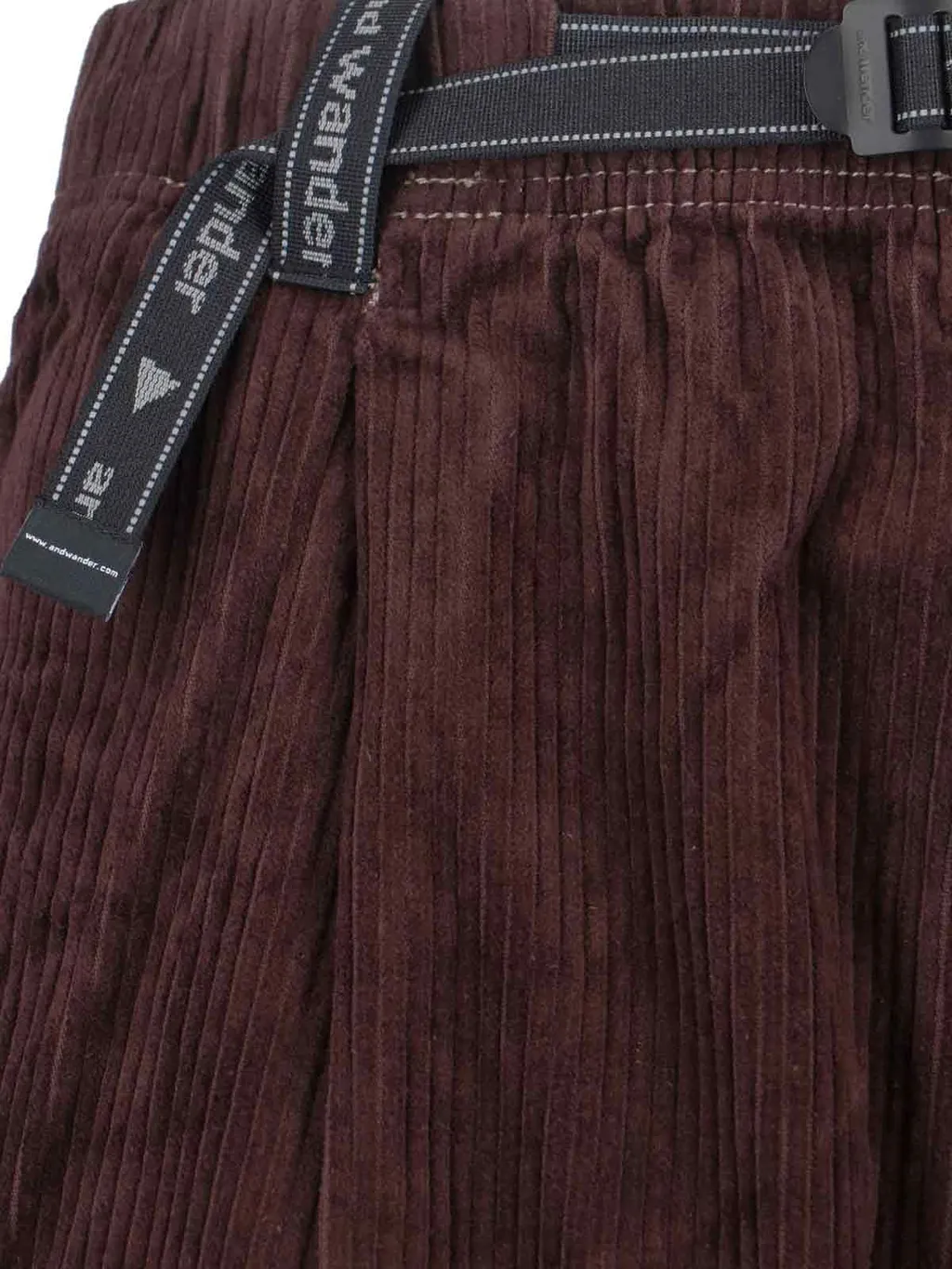 Elastic Waist Corduroy Pants