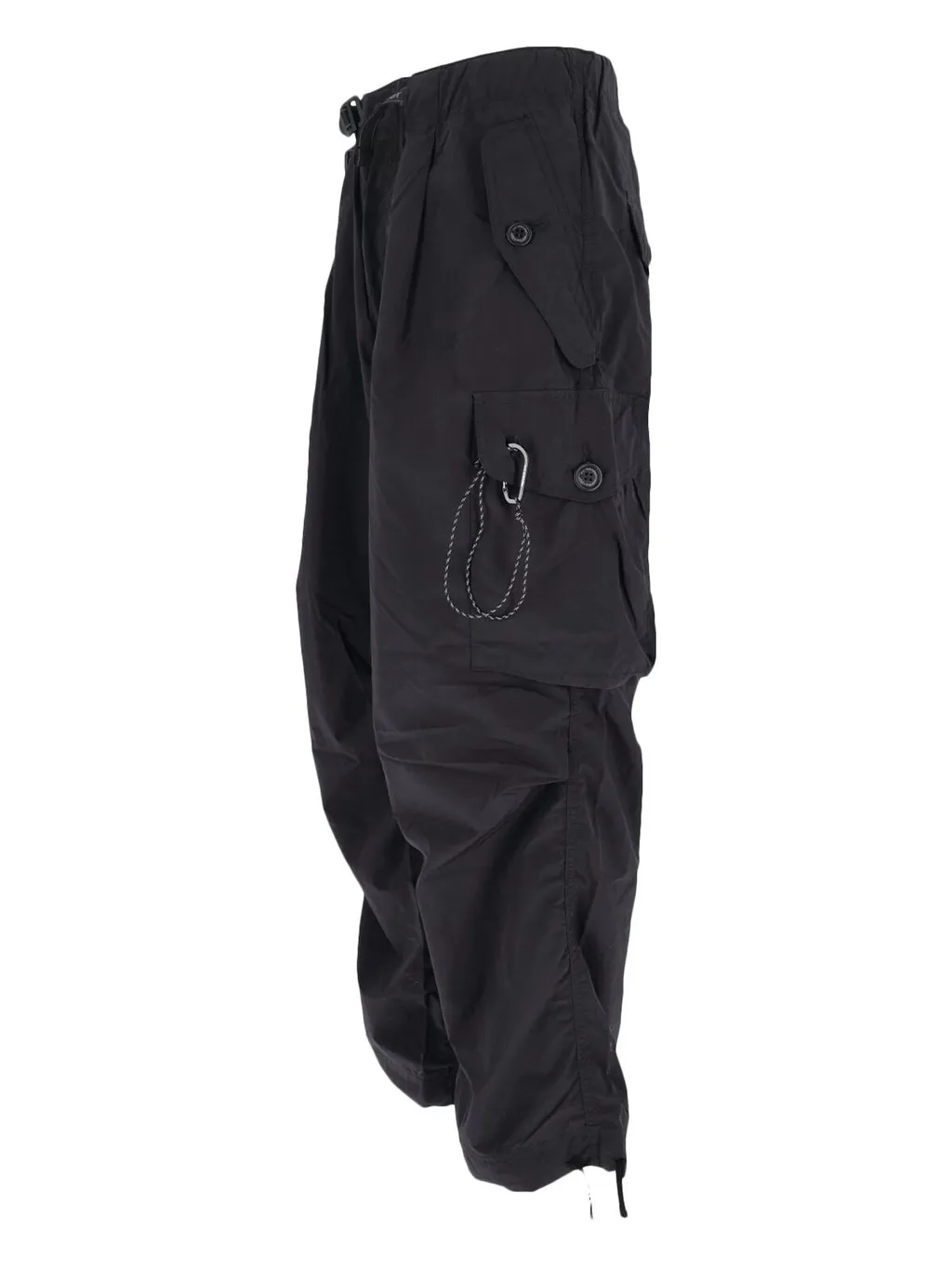 Elastic Waist Oversized Cargo Pants