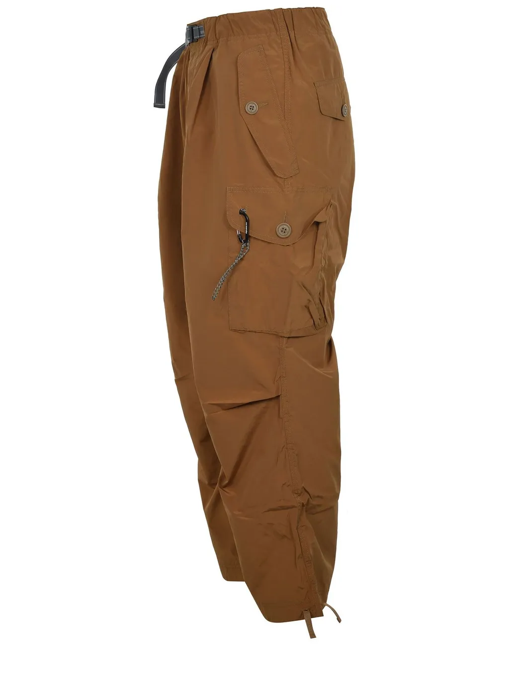 Elastic Waist Oversized Cargo Trousers