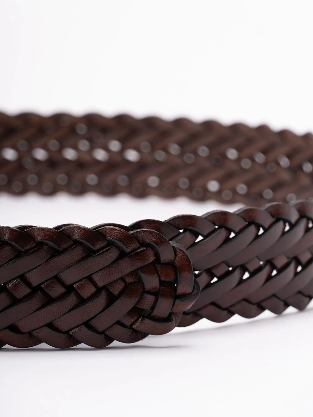 Woven Leather Belt