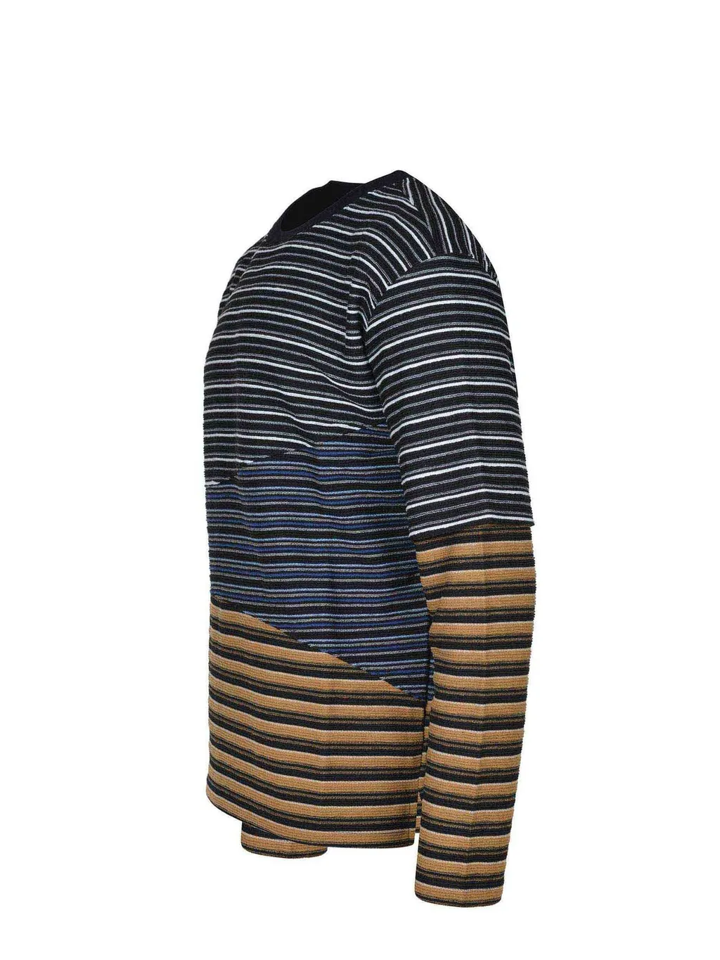 Stripe Layered Sweatshirt