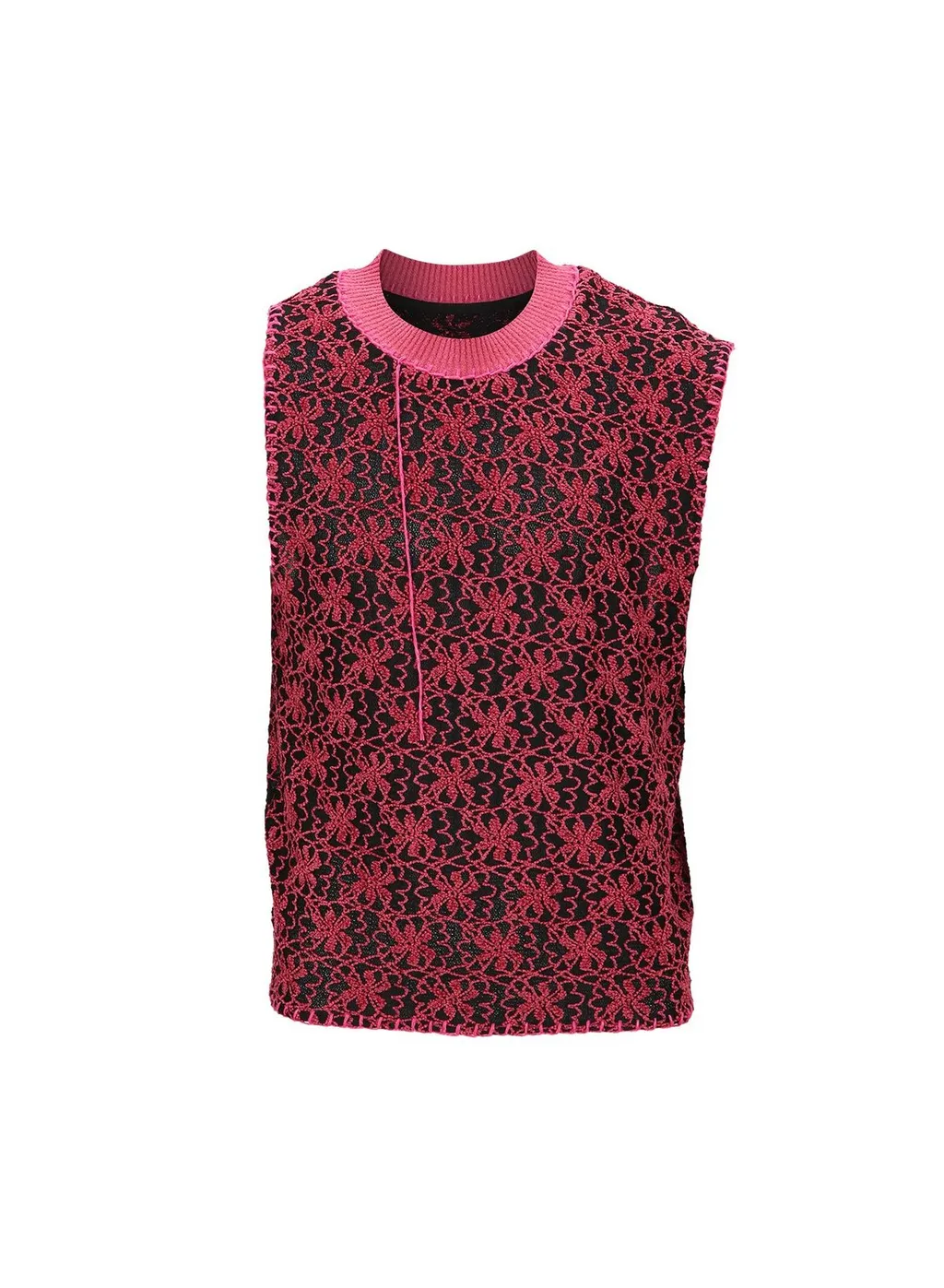 Flower Ash Knit Vest