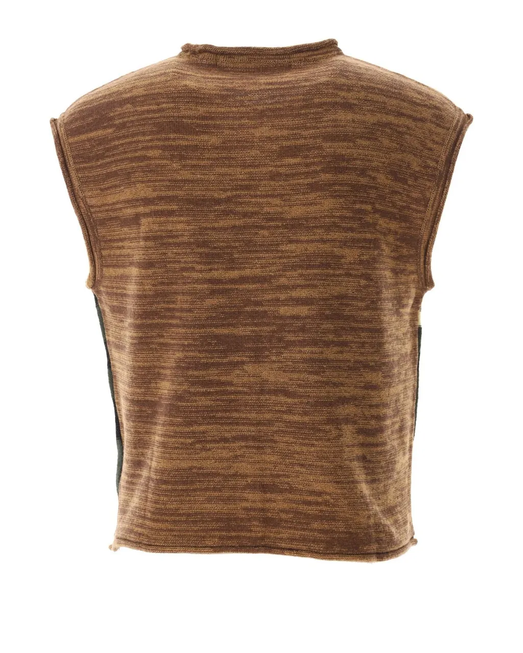Intarsia Crew-Neck Vest