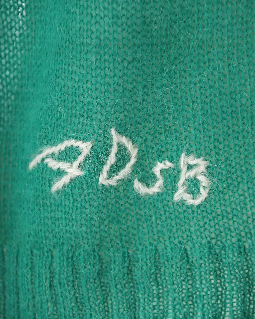 Distressed Logo Knitwear