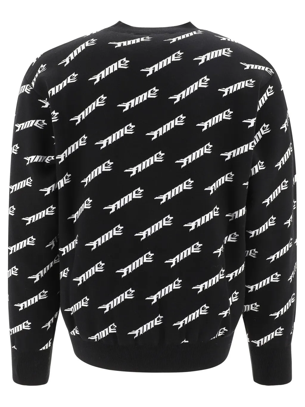 Allover Logo Intarsia Sweatshirt