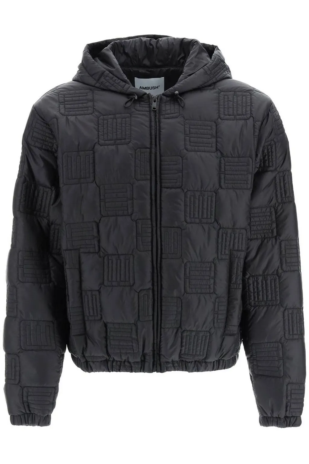 Monogram Zip-Up Quilted Jacket