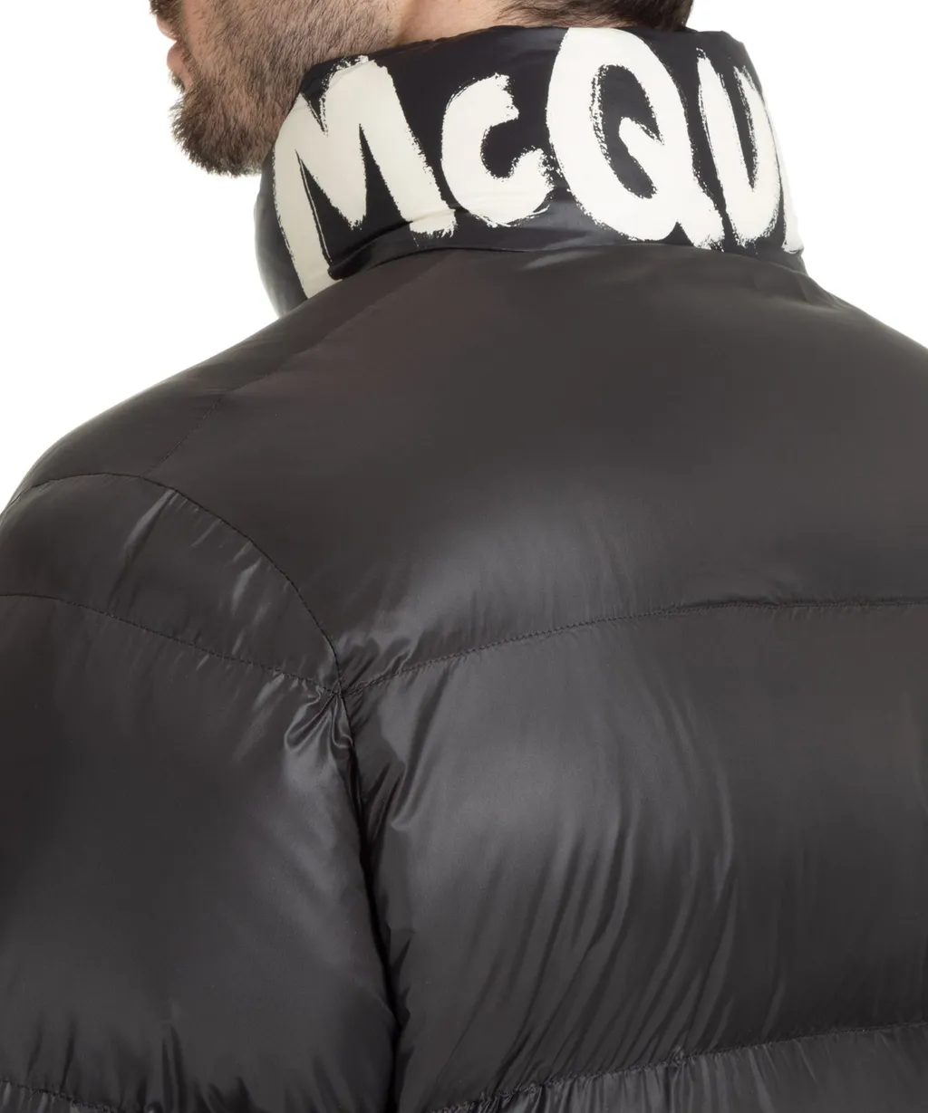 Logo Graffiti Puffer Jacket