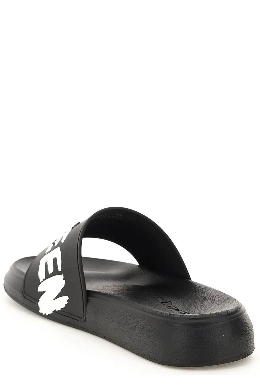Grafitti Logo Printed Slip-On Slides
