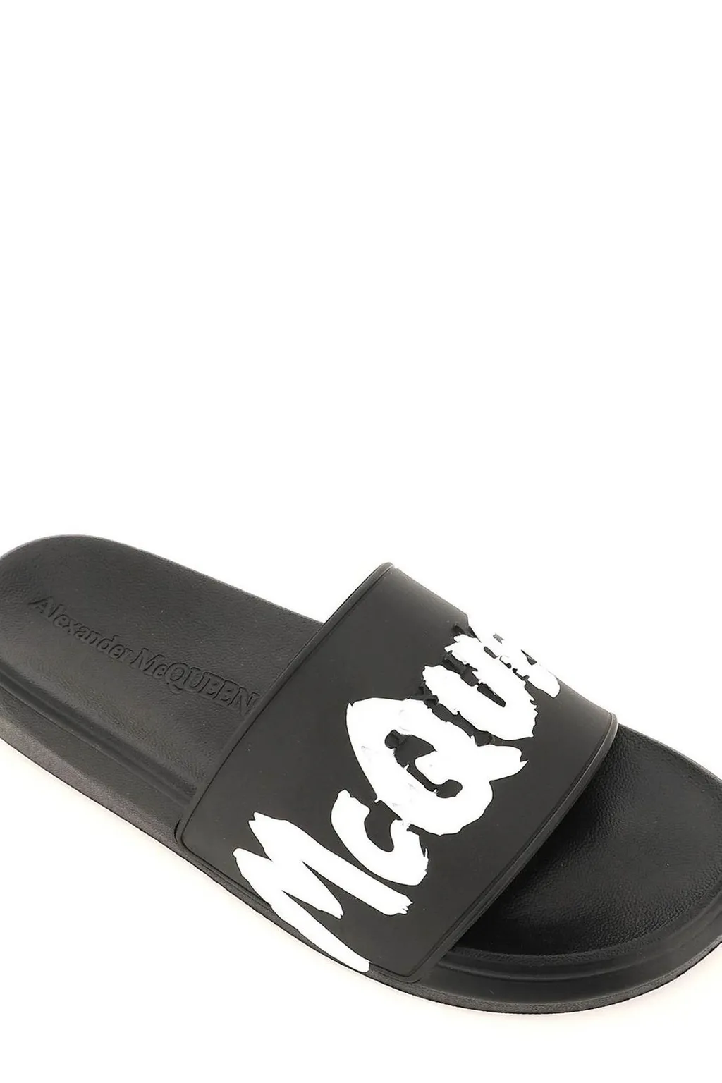 Grafitti Logo Printed Slip-On Slides
