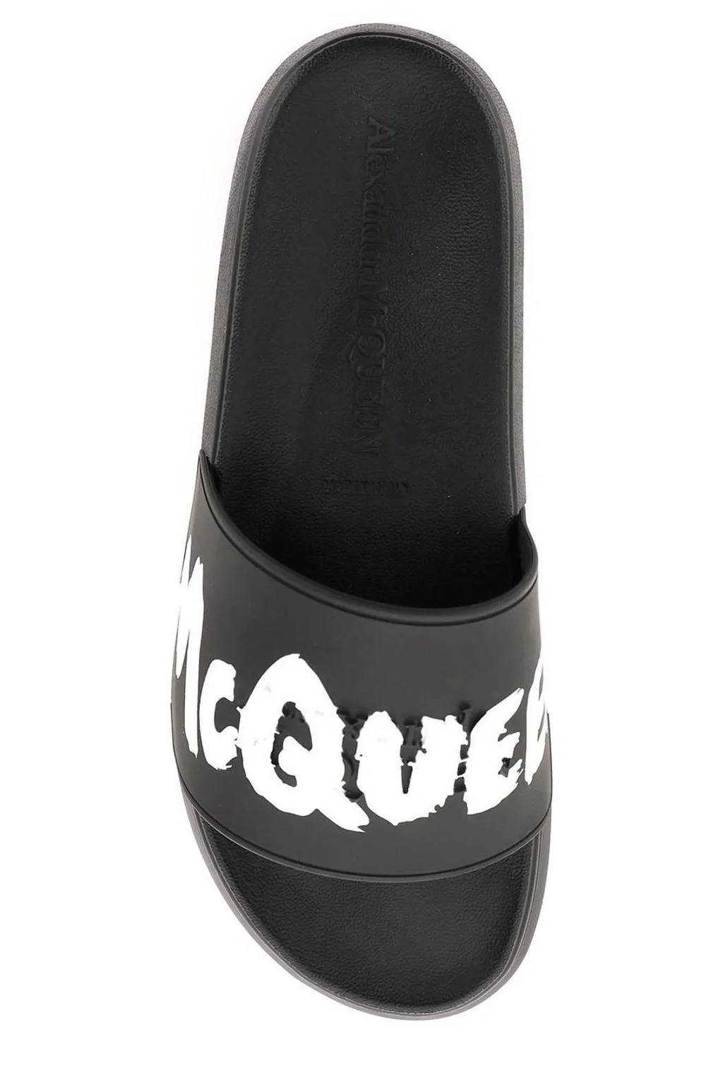 Grafitti Logo Printed Slip-On Slides