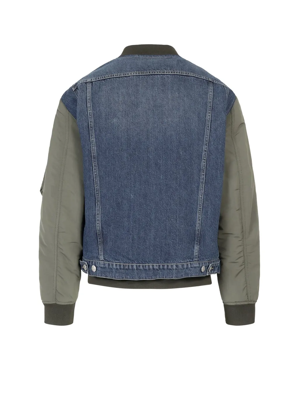 Hybrid Denim Bomber Jacket