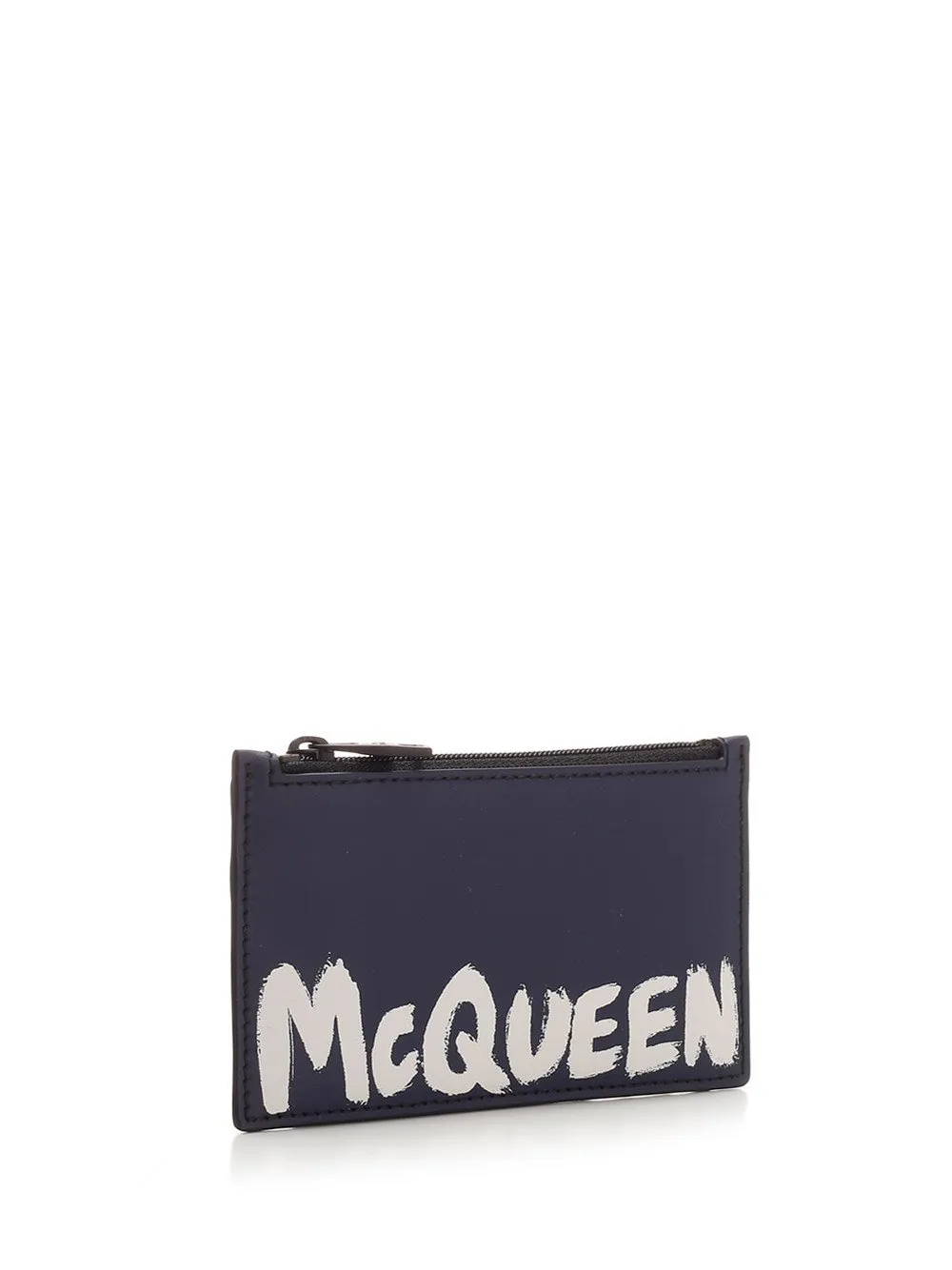 Logo Printed Zipped Wallet