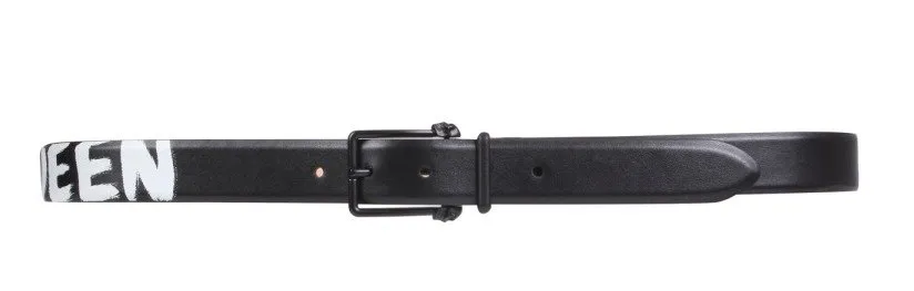 Logo Printed Buckle Belt