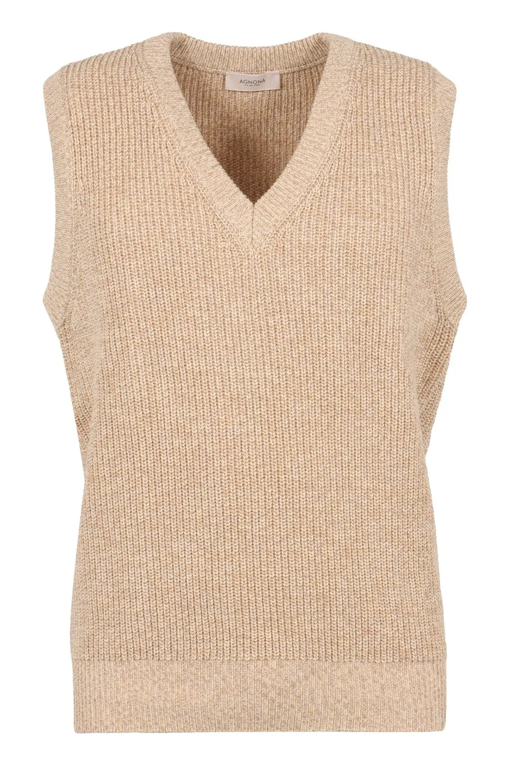 Knitted Sleeveless Vest