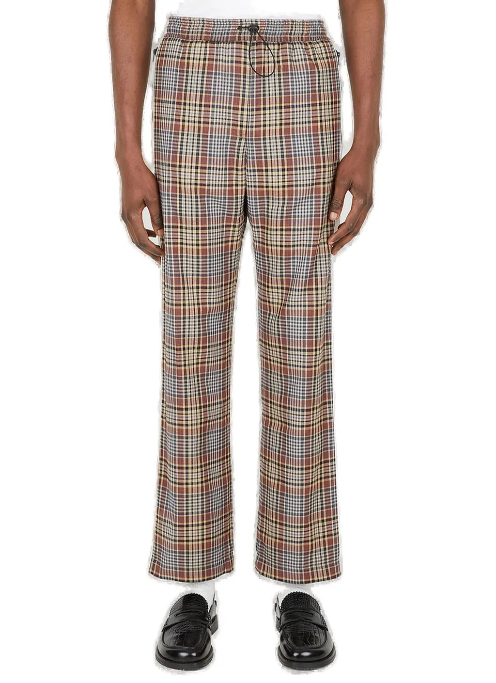 Akin Checked Track Pants