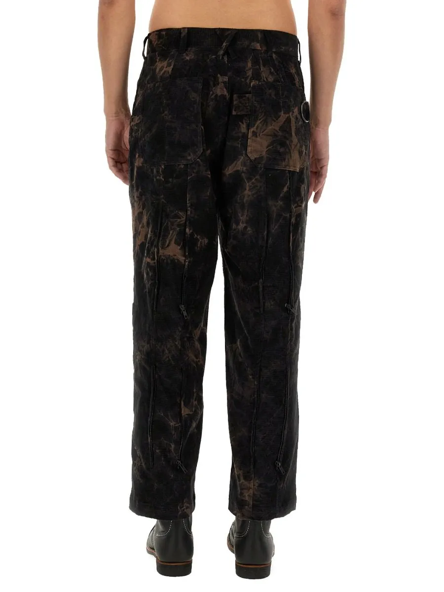Textured Ribbed Trousers
