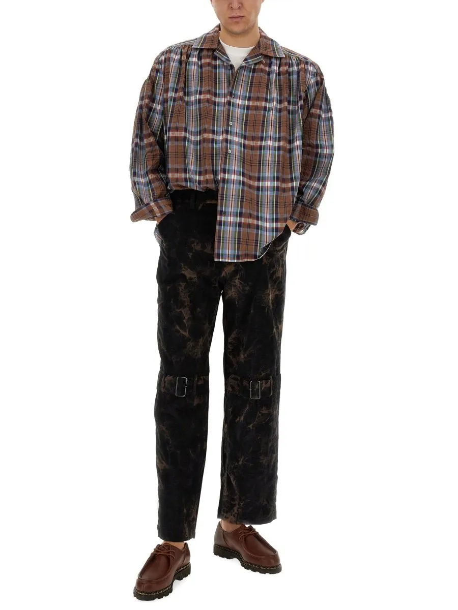 Textured Ribbed Trousers