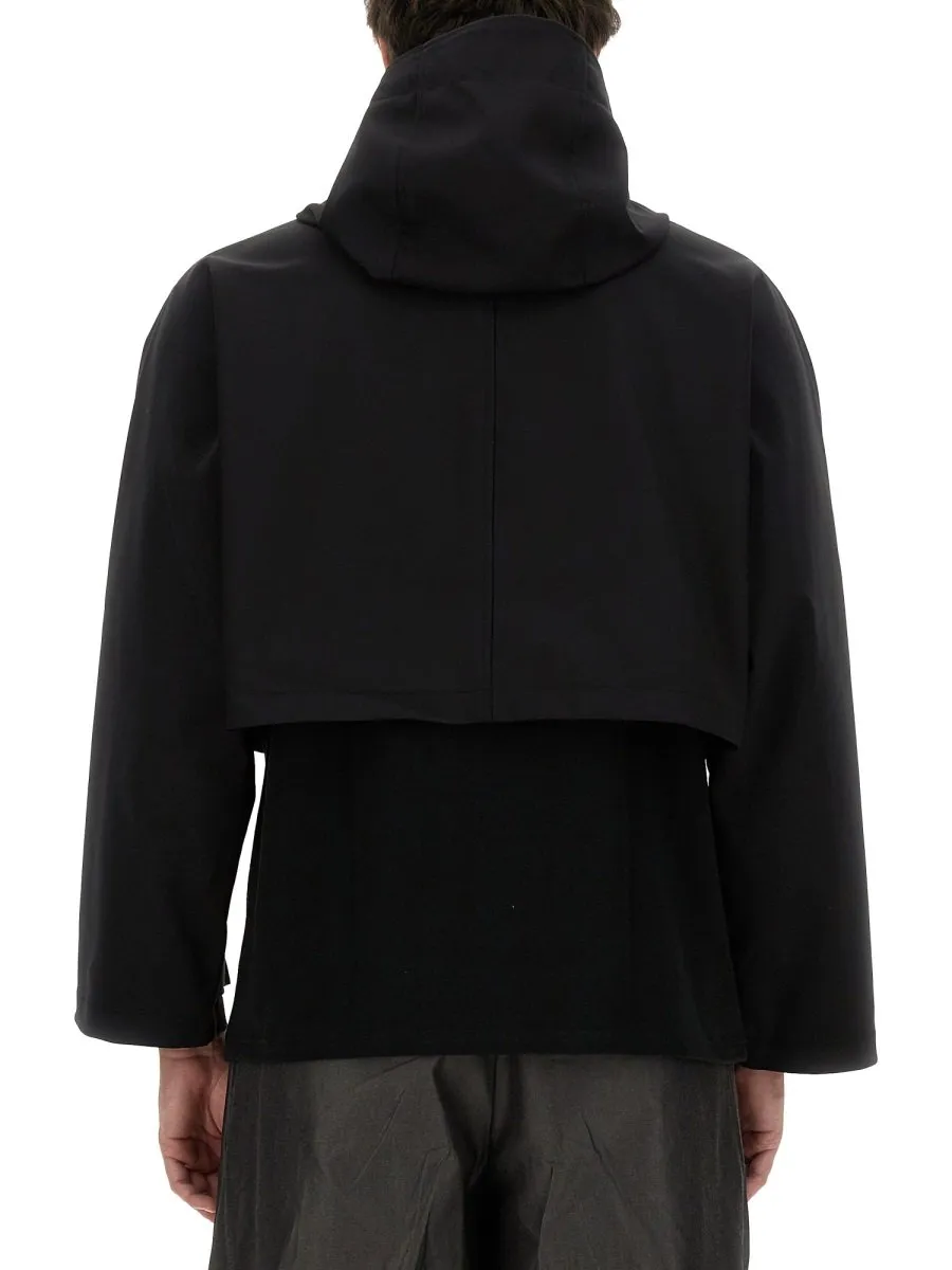 Modern Cropped Hooded Jacket