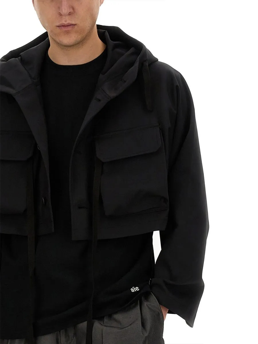 Modern Cropped Hooded Jacket