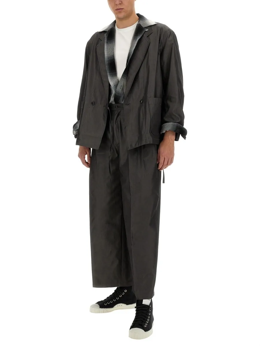 Relaxed Fit Wide Leg Pants