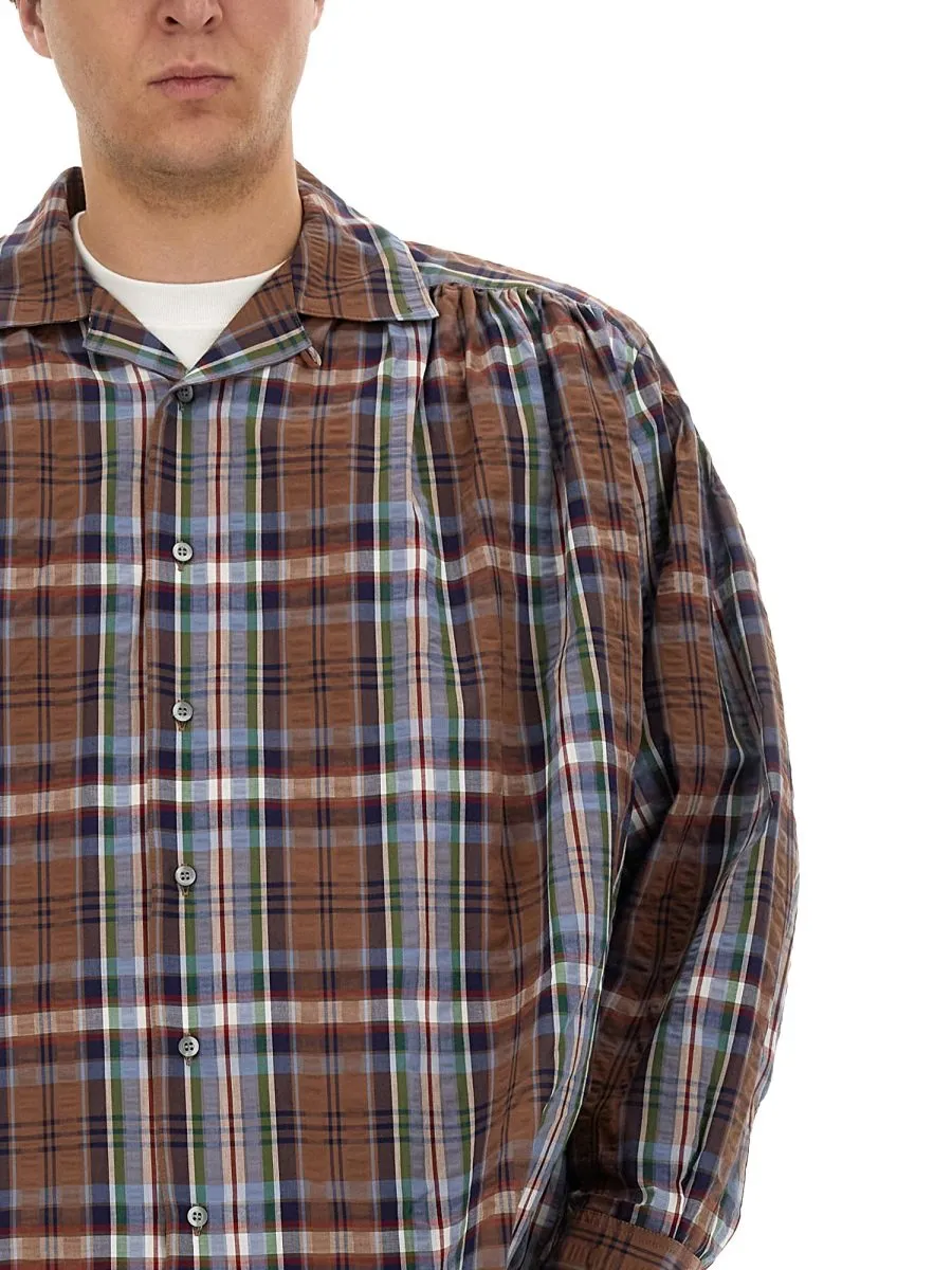 Seersucker Relaxed Fit Shirt