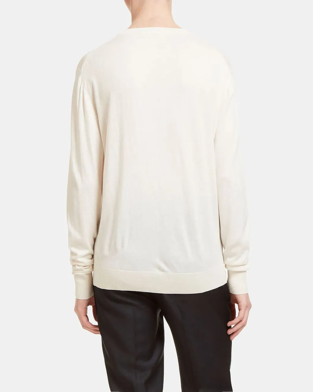 Silk Cashmere Blend Crewneck Pullover