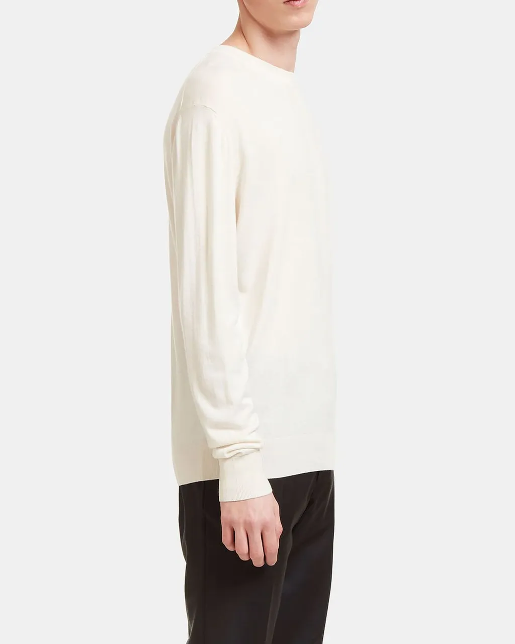 Silk Cashmere Blend Crewneck Pullover