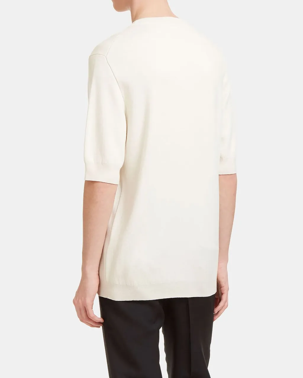 Silk Cashmere Fine Knit Tee
