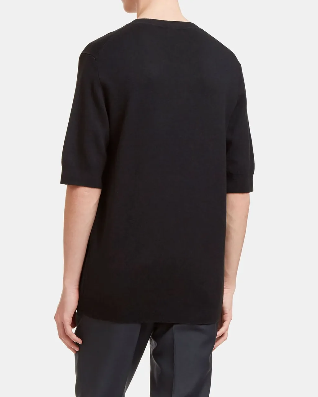 Silk And Cashmere Blend Knit Tee