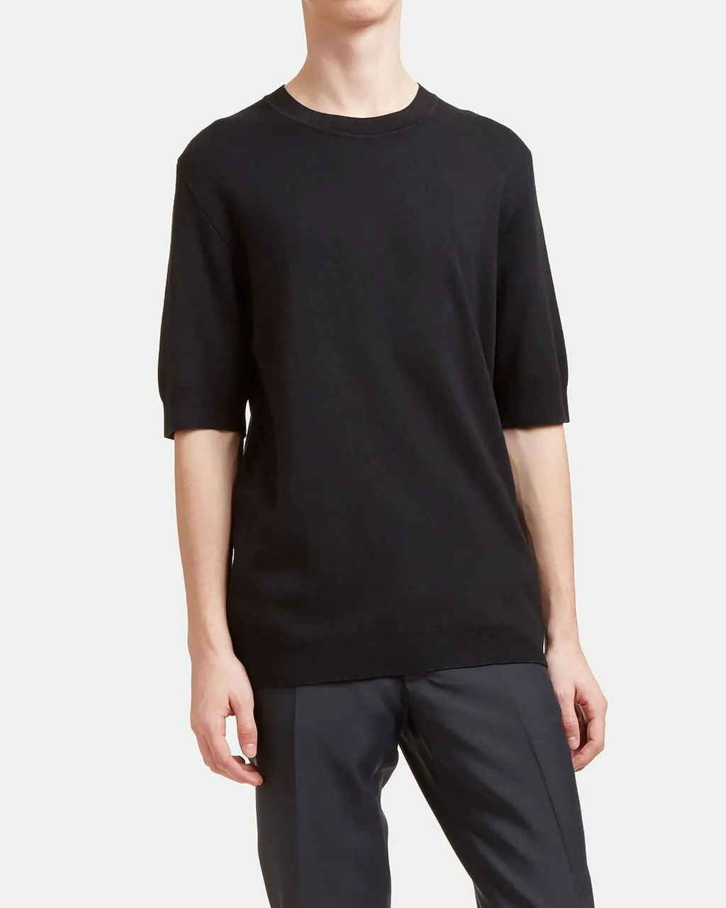 Silk And Cashmere Blend Knit Tee