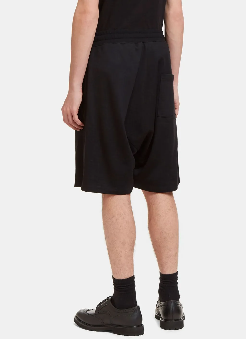 Wool Blend Relaxed Bermuda Shorts