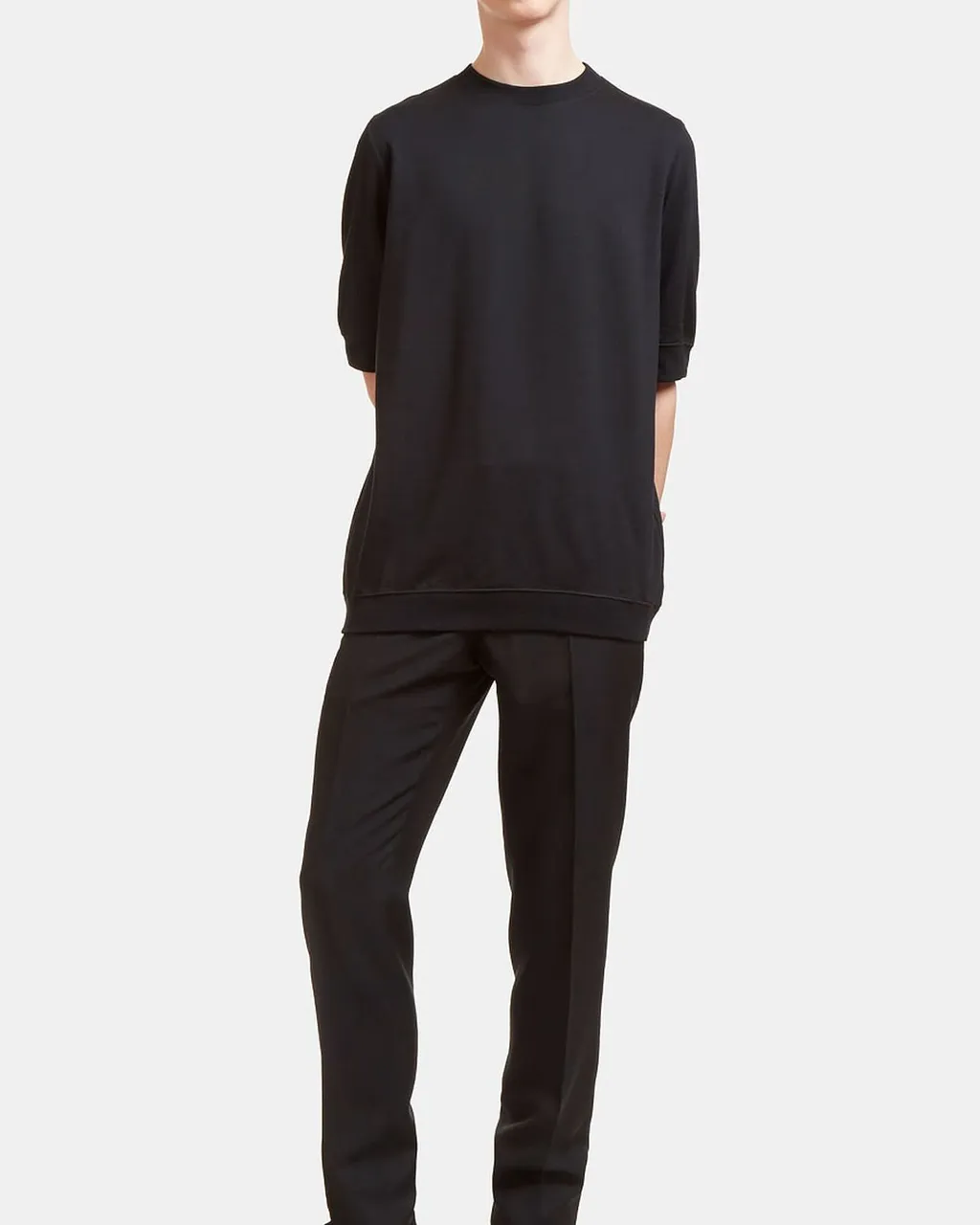 Wool Blend Knit Tee