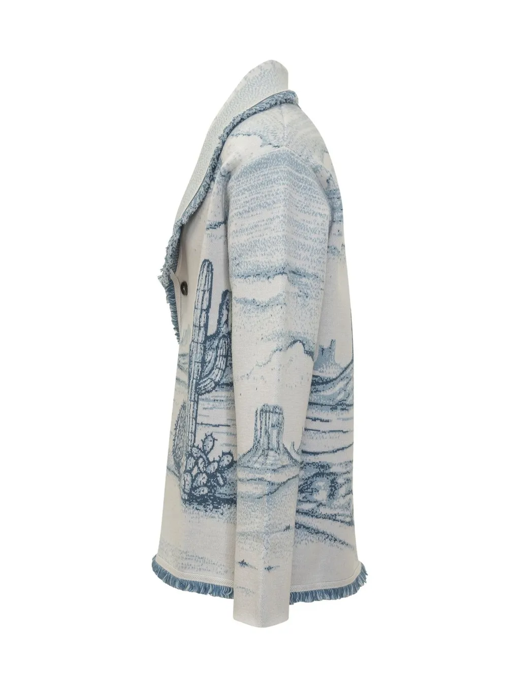 Western Landscape Knit Cardigan