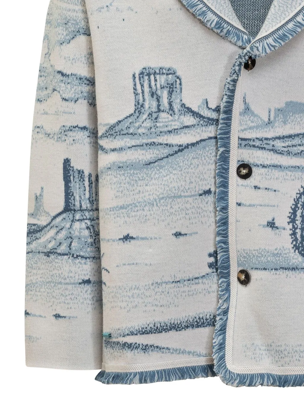 Western Landscape Knit Cardigan
