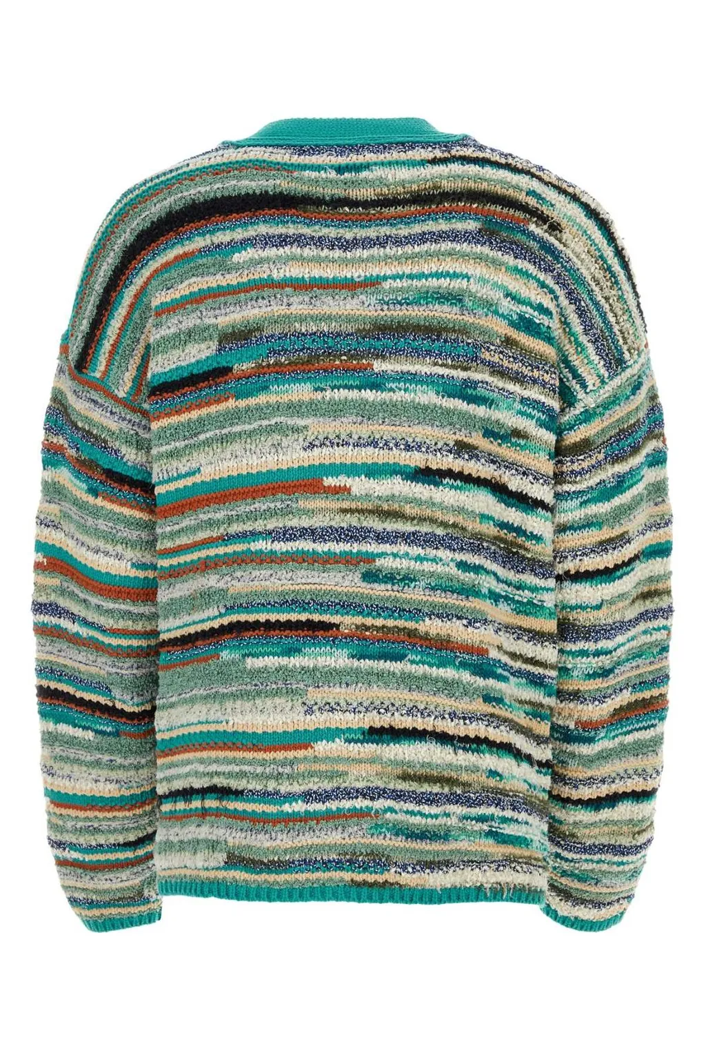 Madurai Striped V-Neck Cardigan