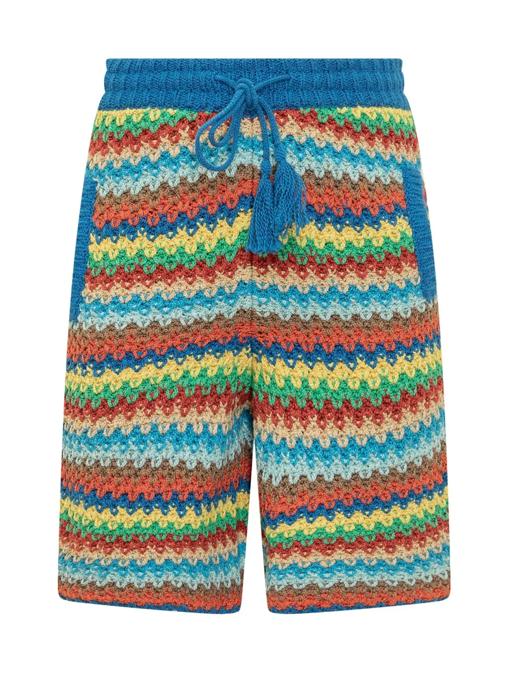 Over The Rainbow Knit Drawstring Shorts