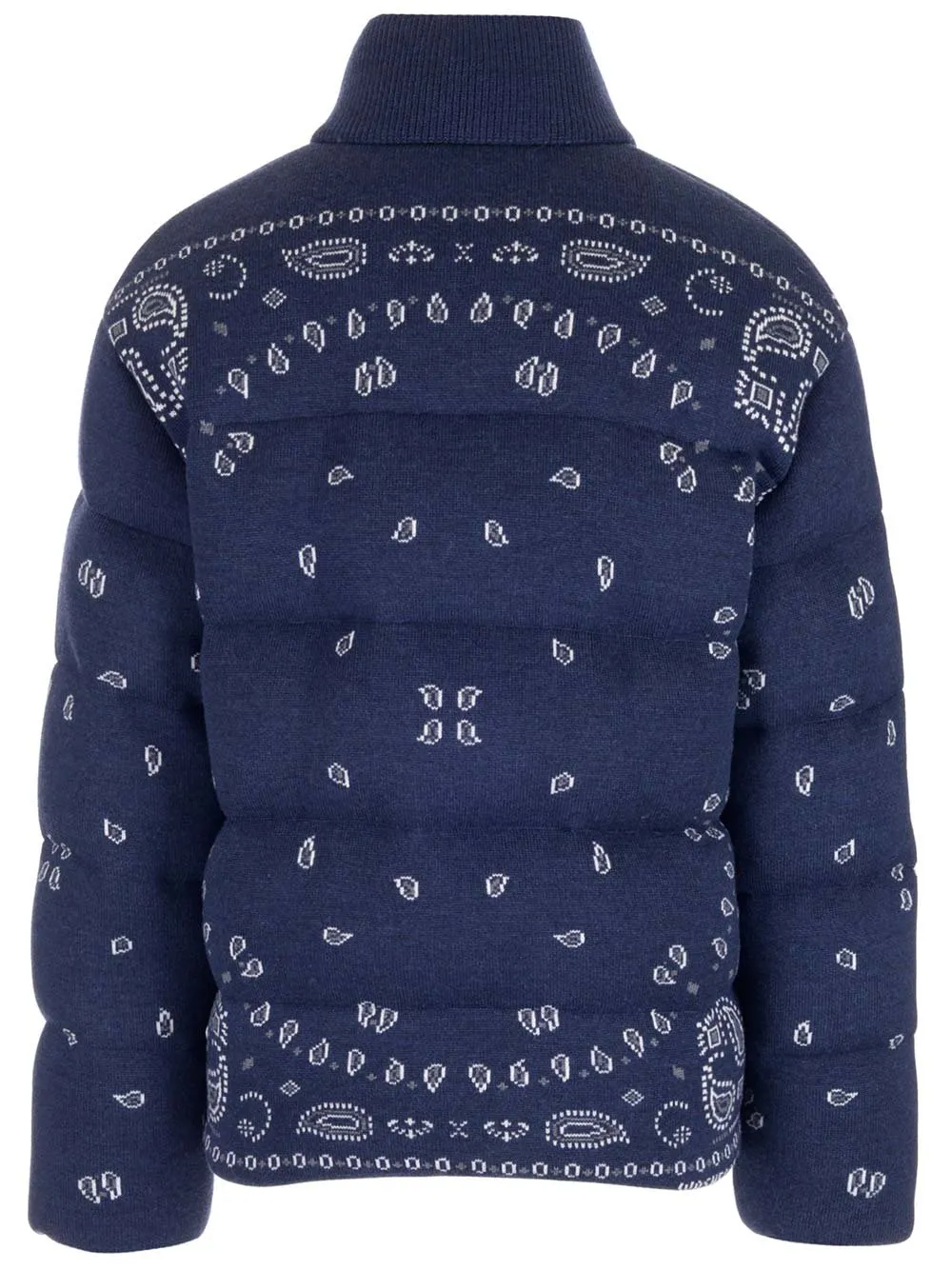 Bandana Jacquard Puffer Jacket