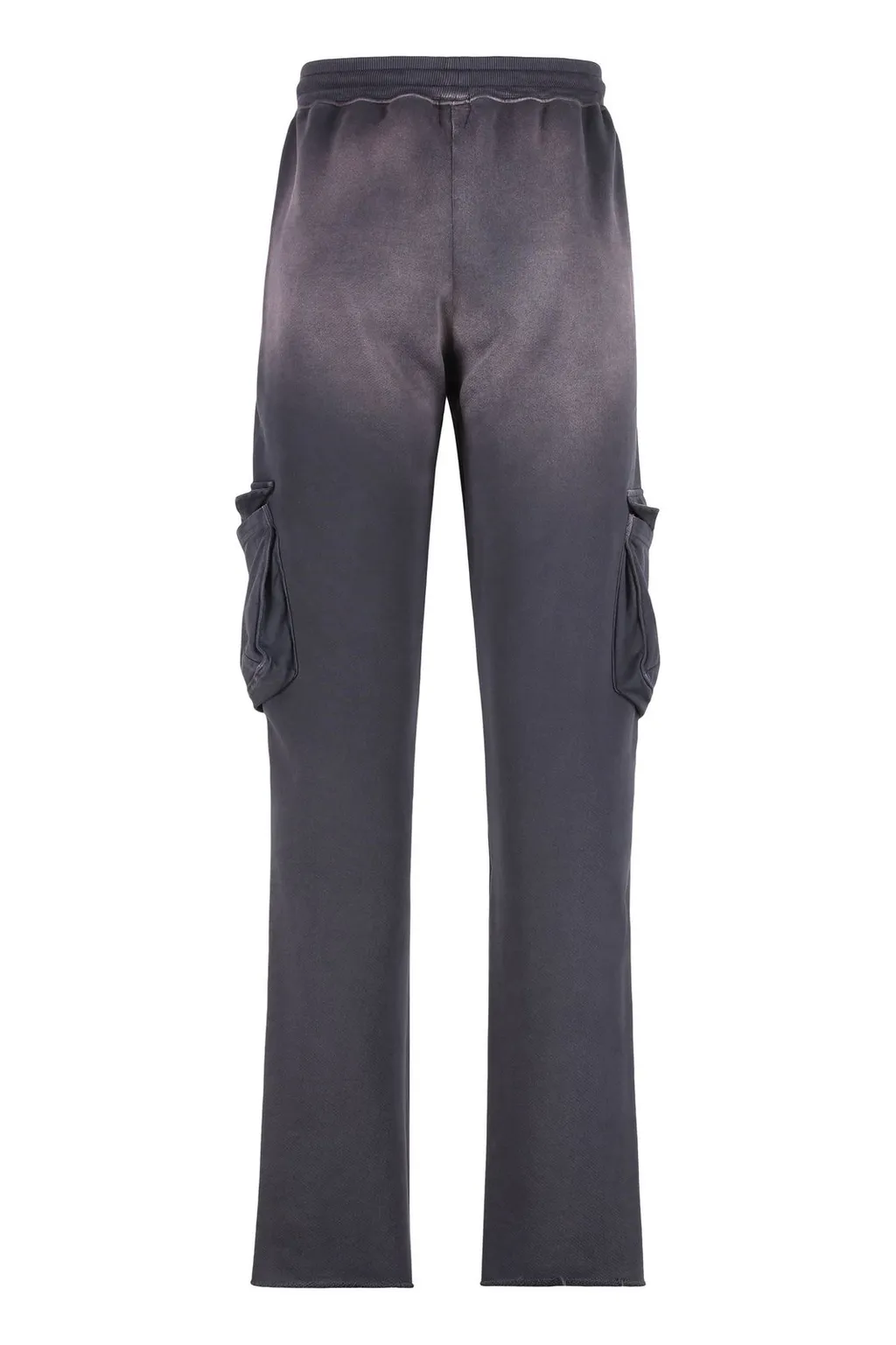 Frayed-Hem Cargo Pants