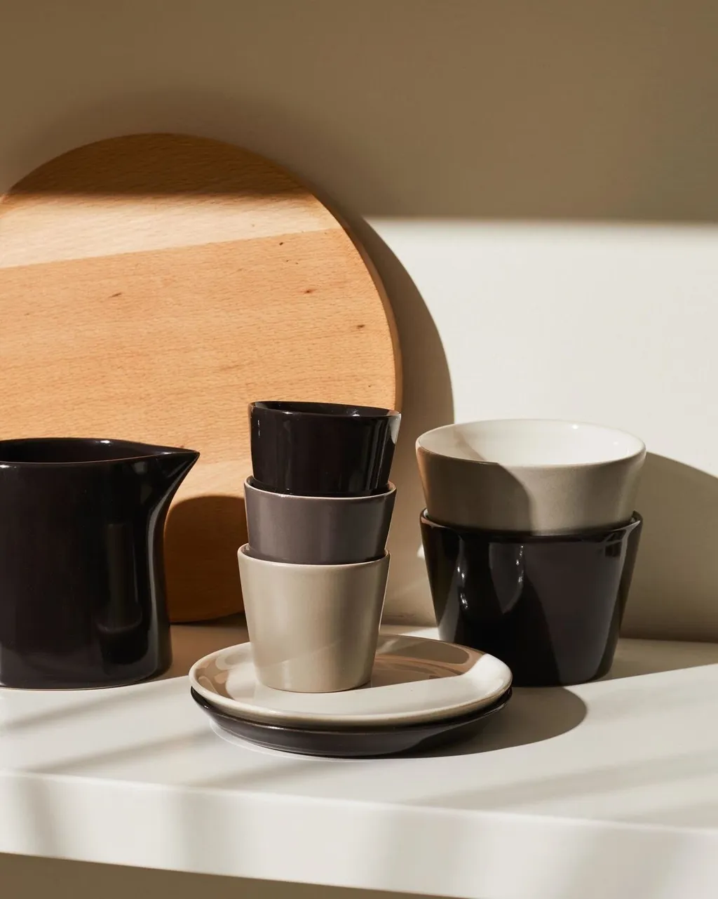 Tonale Pack Of 4 Cups And Saucers