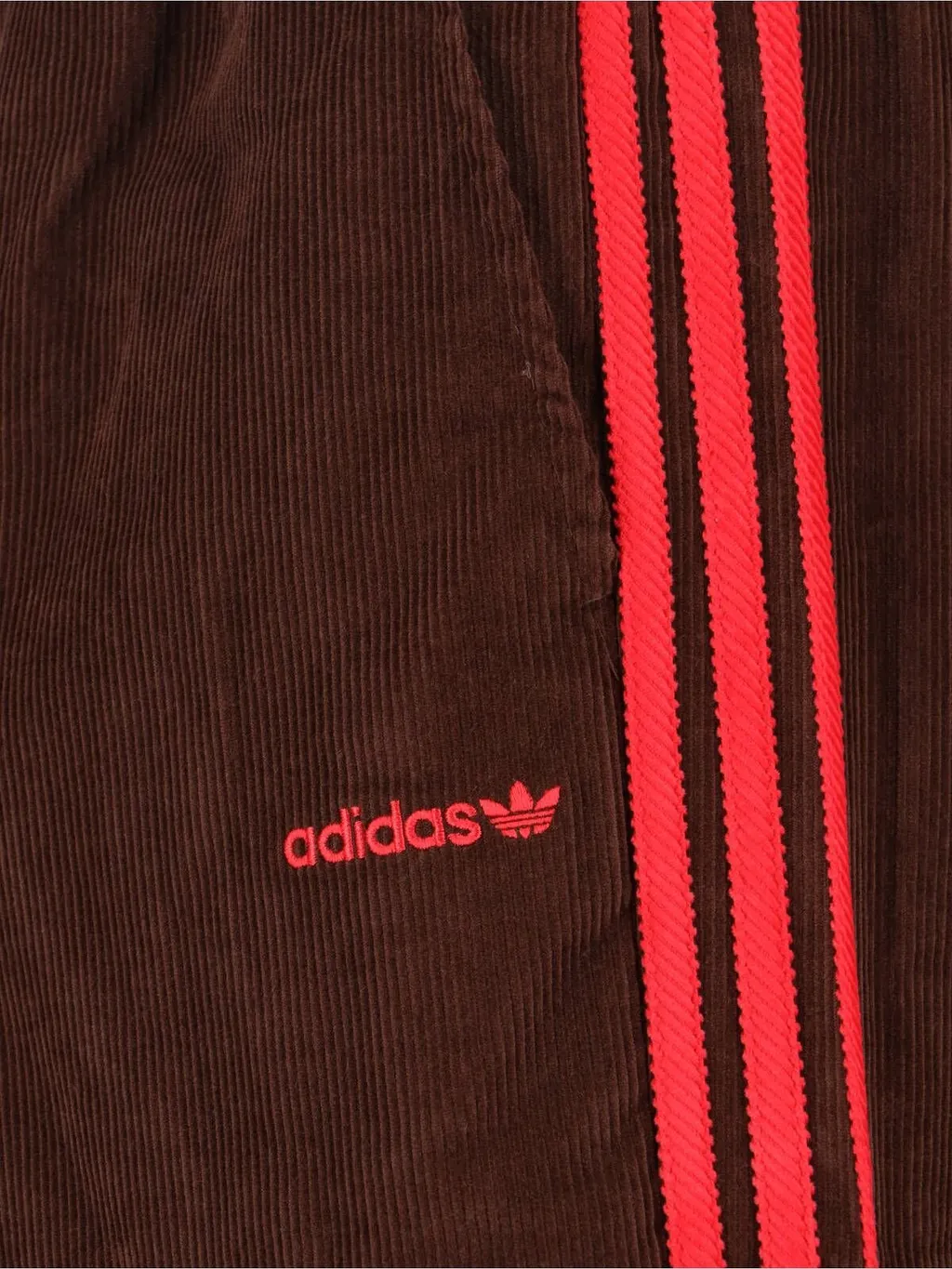Logo Embroidered Corduroy Pants