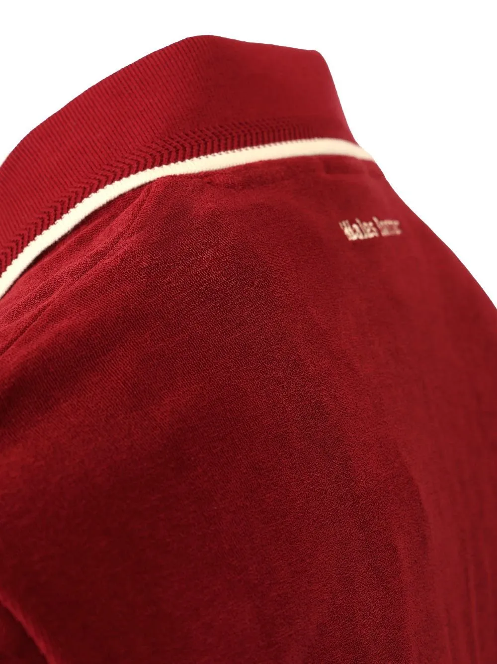 Logo Embroidered Terry Polo Shirt