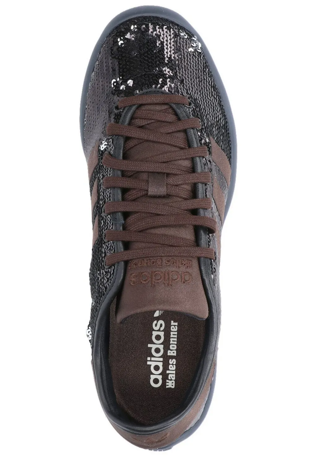 X Wales Bonner Sequinned Lace-Up Sneakers
