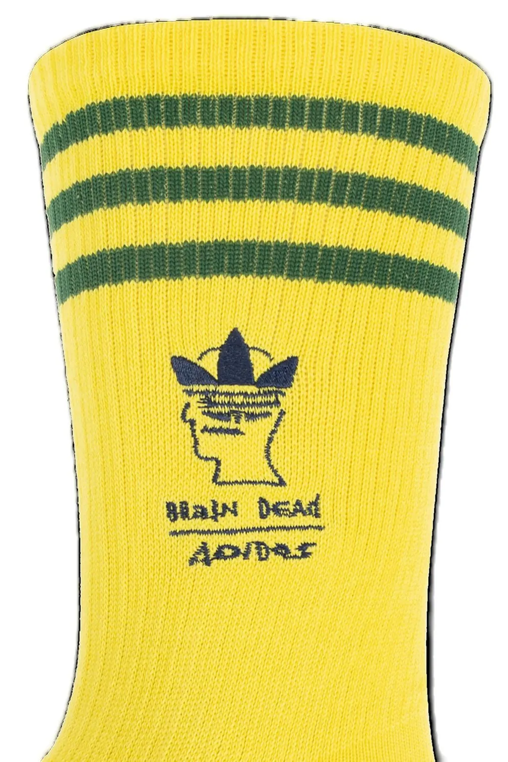 X Brain Dead Logo Embroidered Socks